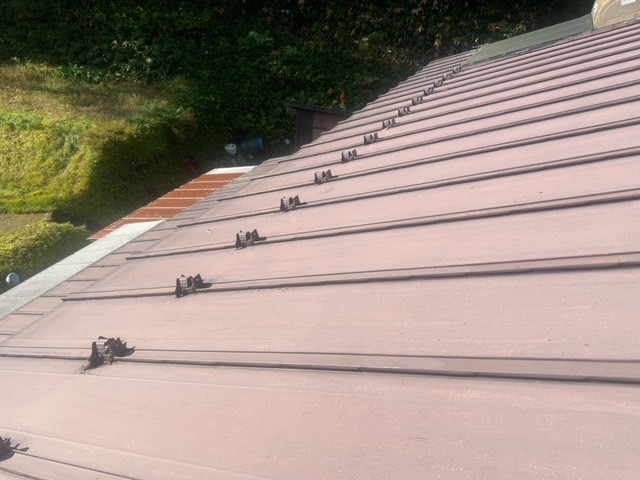 施工前：屋根の張替え